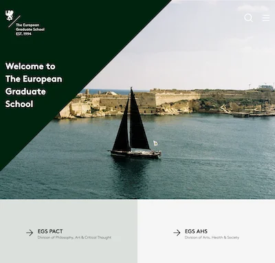 Screenshot The European Graduate School
